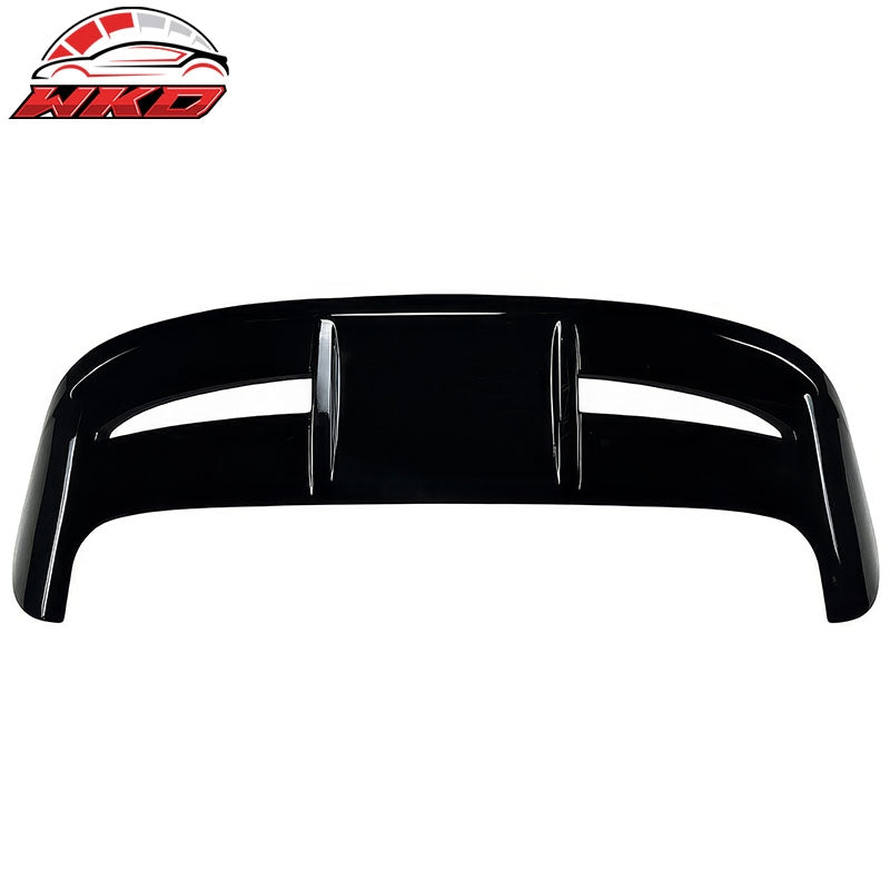 Fits 11-19 Ford Fiesta Hatchback ST Style Rear Roof Spoiler Wing ABS Gloss Black