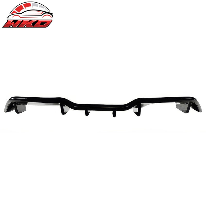 Fits 14-19 Ford Fiesta ST & ST Line IKON Style Rear Bumper Diffuser Gloss Black