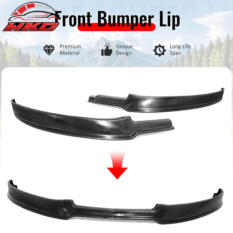 Wholesale 12-14 Ford Focus Base KB Style Front Bumper Lip Spoiler Unpainted PU 2PCS - Wikond Auto