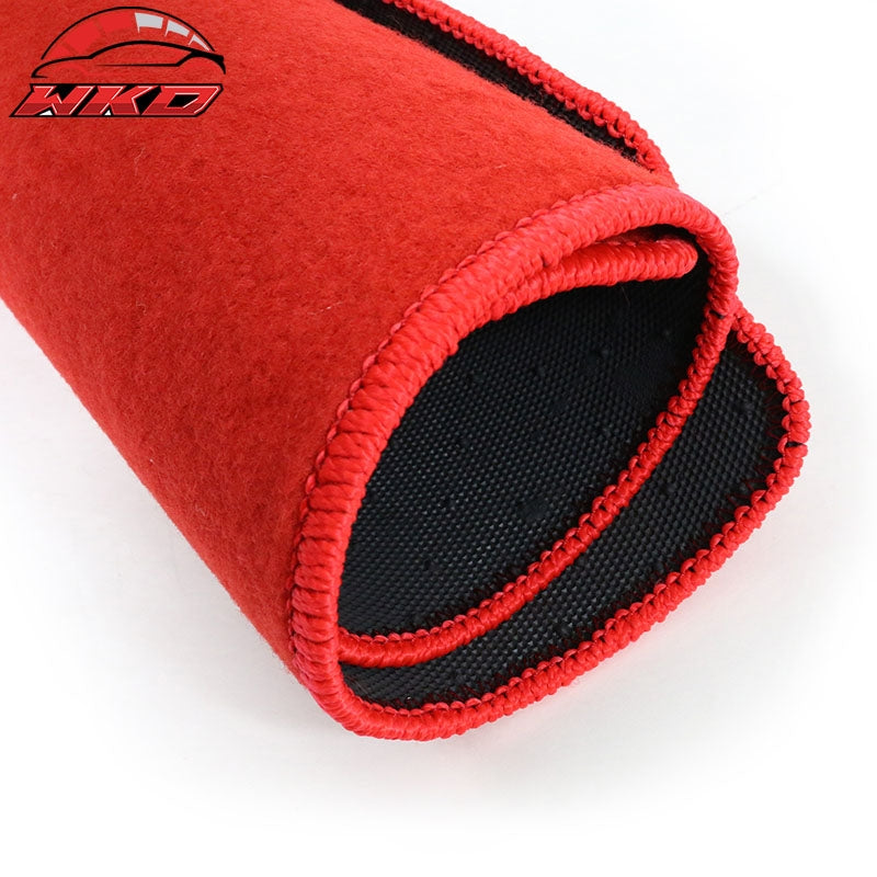 Fits 12-18 Ford Focus Car Auto Floor Mats Liner Front Rear Nylon Red Carpets 4PC