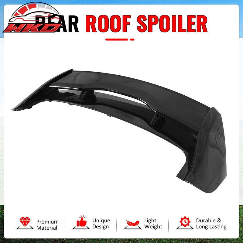 For 12-18 Ford Focus Hatchback RS Style Gloss Black Rear Window Roof Spoiler ABS