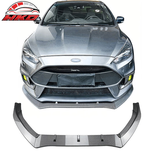 Wholesale 16-18 Ford Focus RS IKON Style Front Bumper Lip ABS Carbon Fiber Print 3PCS
