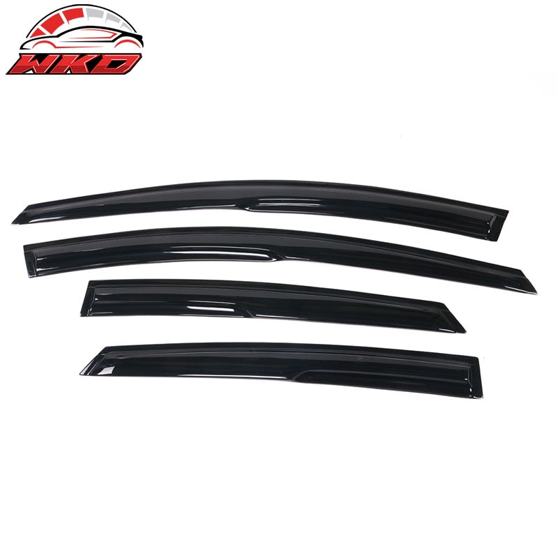 Wholesale 12-18 Ford Focus Mugen Style Window Visors Acrylic Sun Rain Guard Deflector