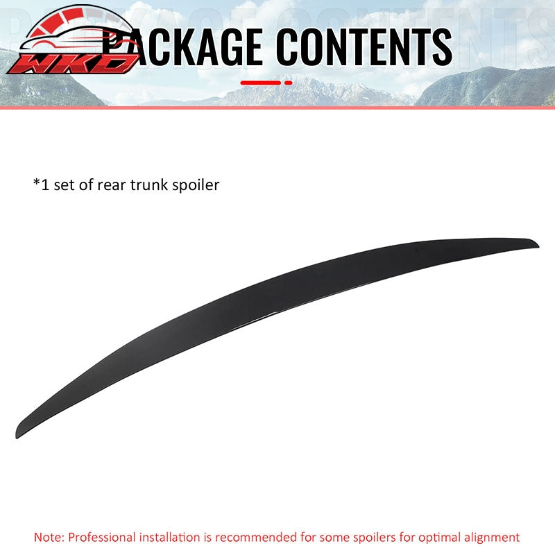 Wholesale 13-20 Ford Fusion Trunk Spoiler MP Style Rear Decklid Wing Gloss Black Lip - Wikond Auto