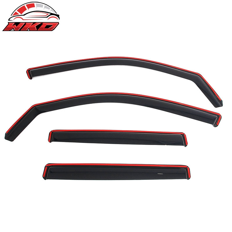 Fits 22-26 Ford Maverick In-Channel Window Visors Vent Rain Guards Deflectors