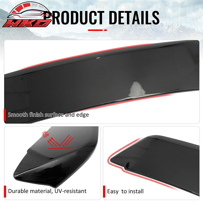 Fits 05-09 Ford Mustang 2DR GT500 Style Gloss Black Rear Trunk Spoiler Wing ABS