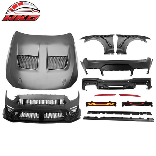Wholesale For 15-17 Ford Mustang Bumper Conversions + Fender + Hood + Grille + Side Skirts