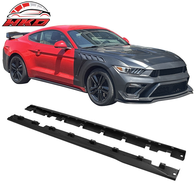 For 15-17 Ford Mustang Bumper Conversions + Fender + Hood + Grille + Side Skirts