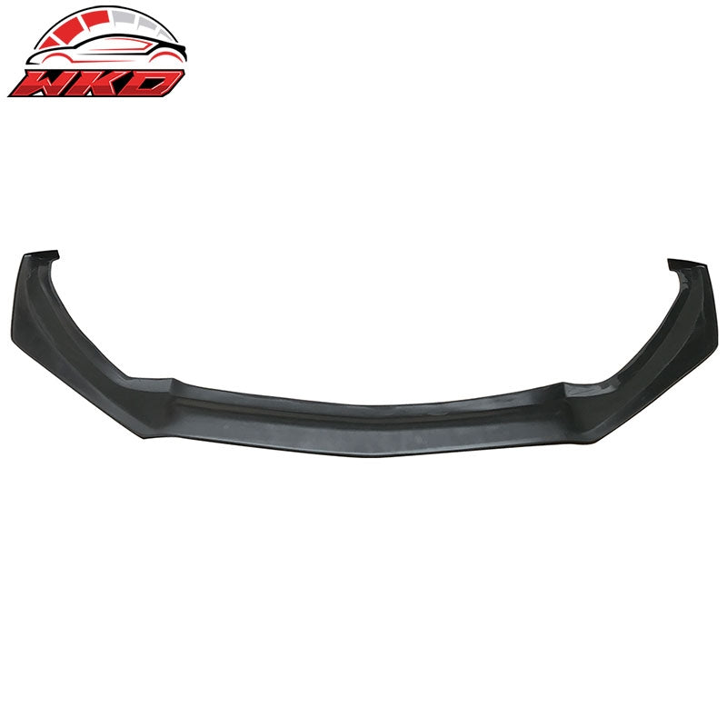 Fits 15-17 Ford Mustang Coupe 2-Door Front Bumper Lip Unpainted Black - PP