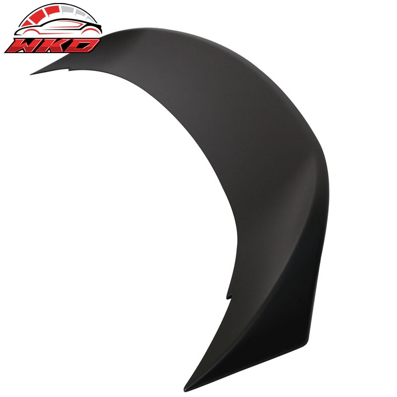 Fits 10-14 Ford Mustang D Style Matte Black Rear Trunk Lid Spoiler Wing Lip ABS