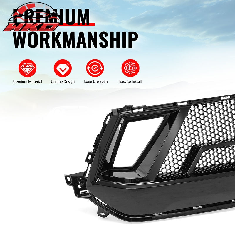 Fits 24-26 Ford Mustang EcoBoost/GT Grille Shelby Super Snake Style Gloss Black