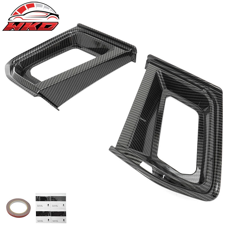 Fits 24-26 Ford Mustang Ecoboost GT Style Front Upper Grille Carbon Fiber Print