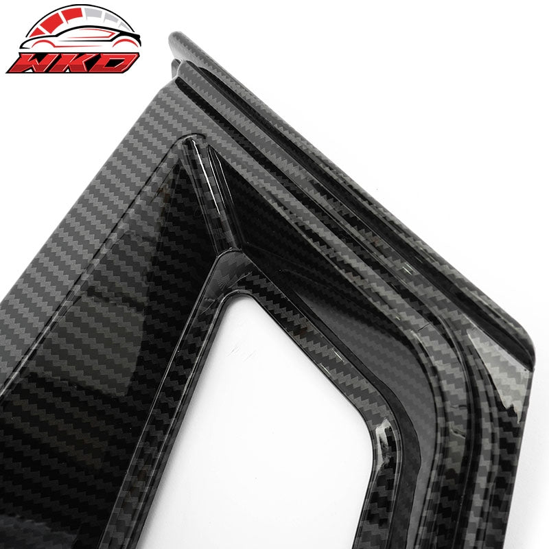 Fits 24-26 Ford Mustang Ecoboost GT Style Front Upper Grille Carbon Fiber Print