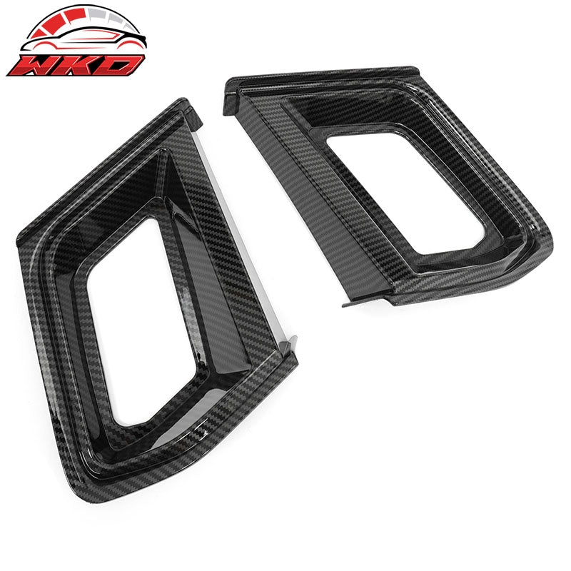 Fits 24-26 Ford Mustang Ecoboost GT Style Front Upper Grille Carbon Fiber Print