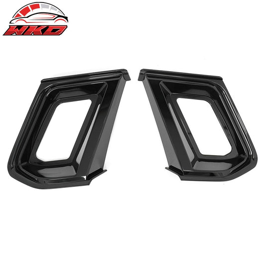 Wholesale 24-26 Ford Mustang Ecoboost GT Style Front Upper Grille Gloss Black ABS 2PC - Wikond Auto
