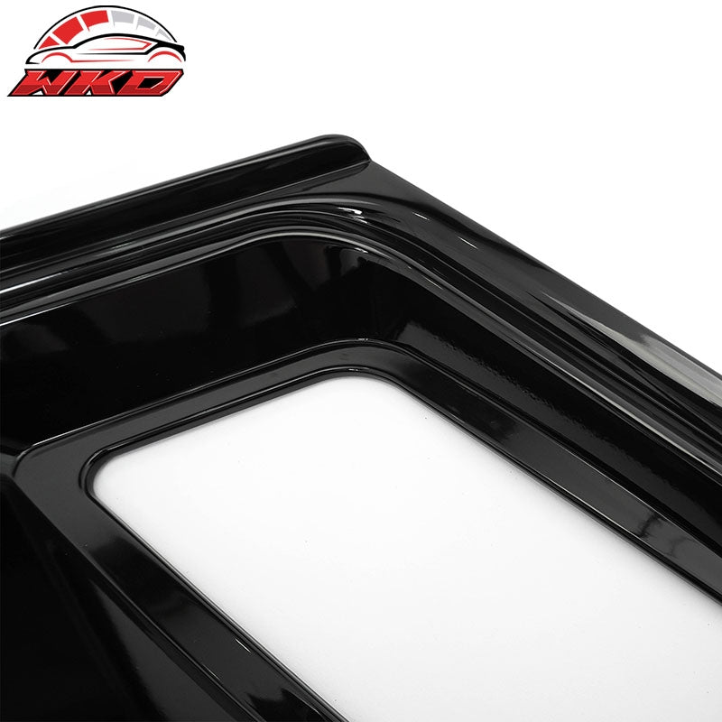 Fits 24-26 Ford Mustang Ecoboost GT Style Front Upper Grille Gloss Black ABS 2PC
