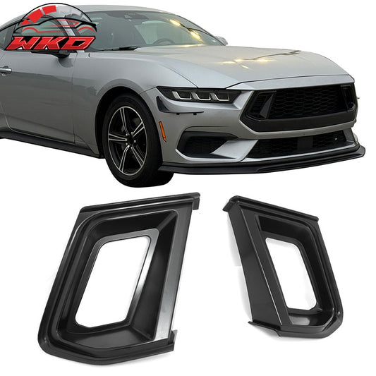 Wholesale 24-26 Ford Mustang Ecoboost GT Style Front Upper Grille Matte Black ABS 2PC - Wikond Auto