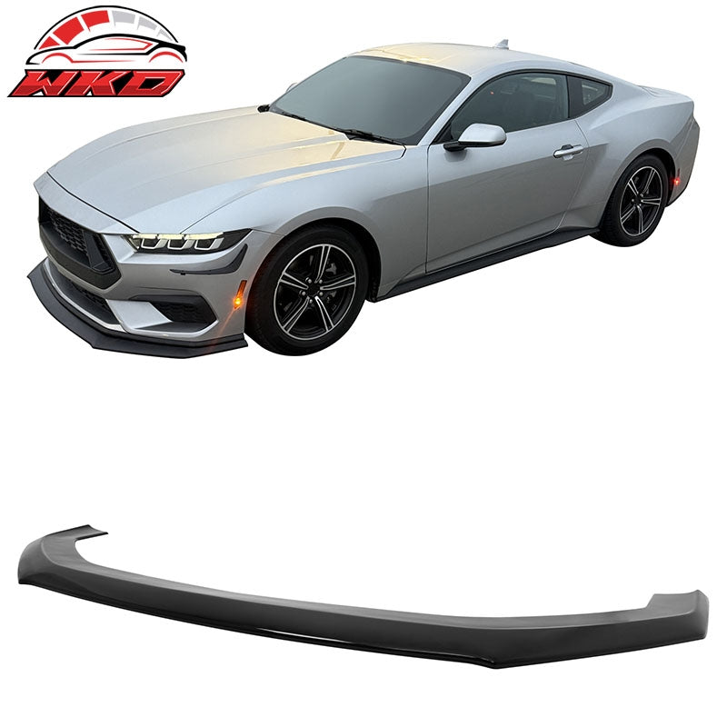 Wholesale 24-26 Ford Mustang Ecoboost & GT Gloss Black Front Lip Dark Horse Style ABS