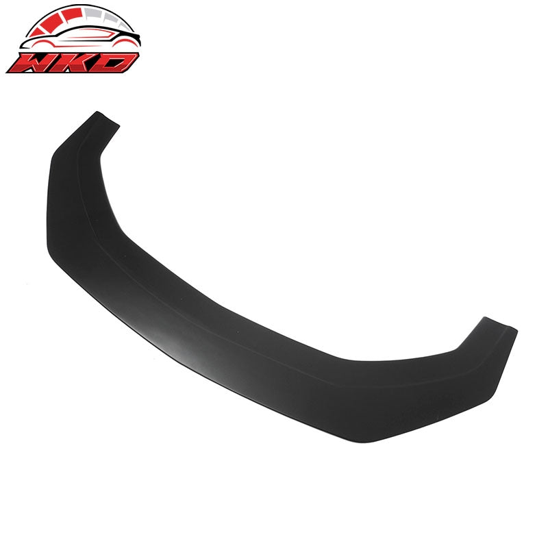 Fits 24-26 Ford Mustang Ecoboost&GT IKON Front Bumper Splitter w/ Gunmetal Rods