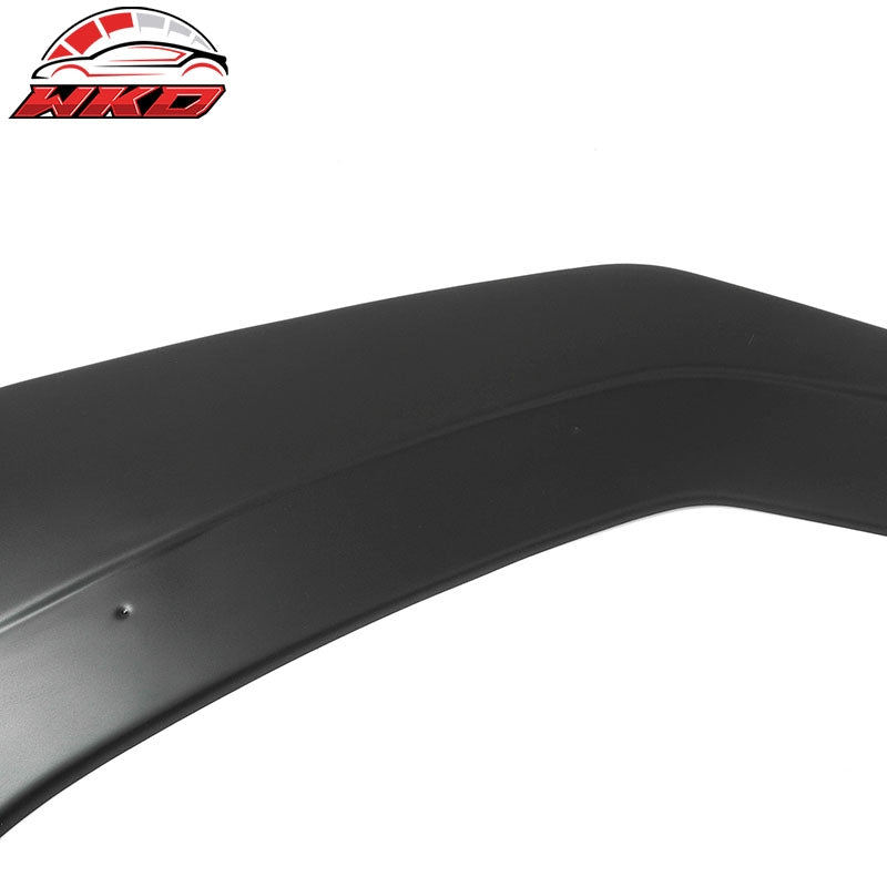 Fits 24-26 Ford Mustang Ecoboost&GT IKON Front Bumper Splitter w/ Gunmetal Rods