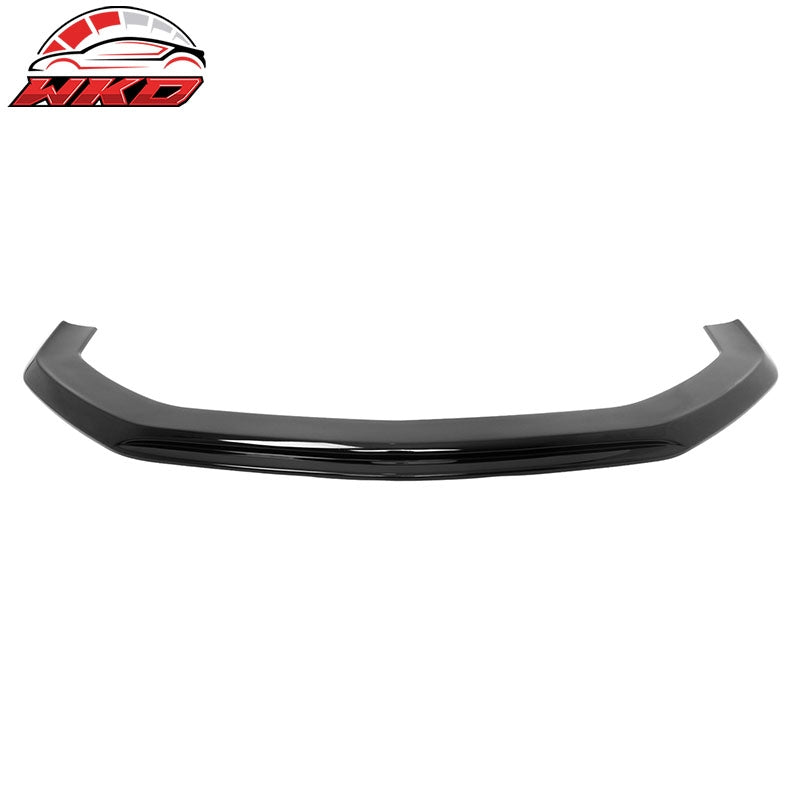 Fits 24-26 Ford Mustang Ecoboost& GT IKON Style Front Bumper Lip Gloss Black ABS