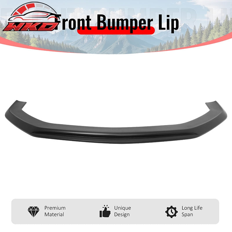 Wholesale 24-26 Ford Mustang Ecoboost& GT IKON Style Front Bumper Lip Matte Black ABS - Wikond Auto
