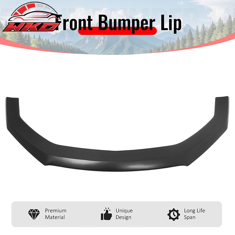 Fits 24-26 Ford Mustang Ecoboost & GT Matte Black Front Lip Dark Horse Style ABS