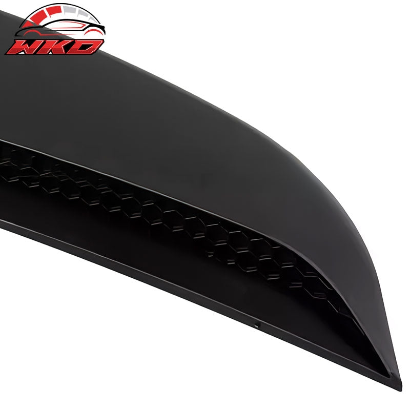 Fits 24-26 Ford Mustang IKON ABS Rear Fender Vent Door Garnish Cover Matte Black