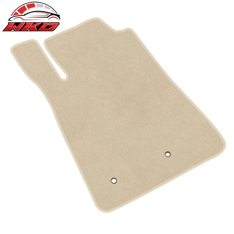 Fits 05-09 Ford Mustang Car Floor Mats Liner Front Rear Nylon Beige Carpet 4PC