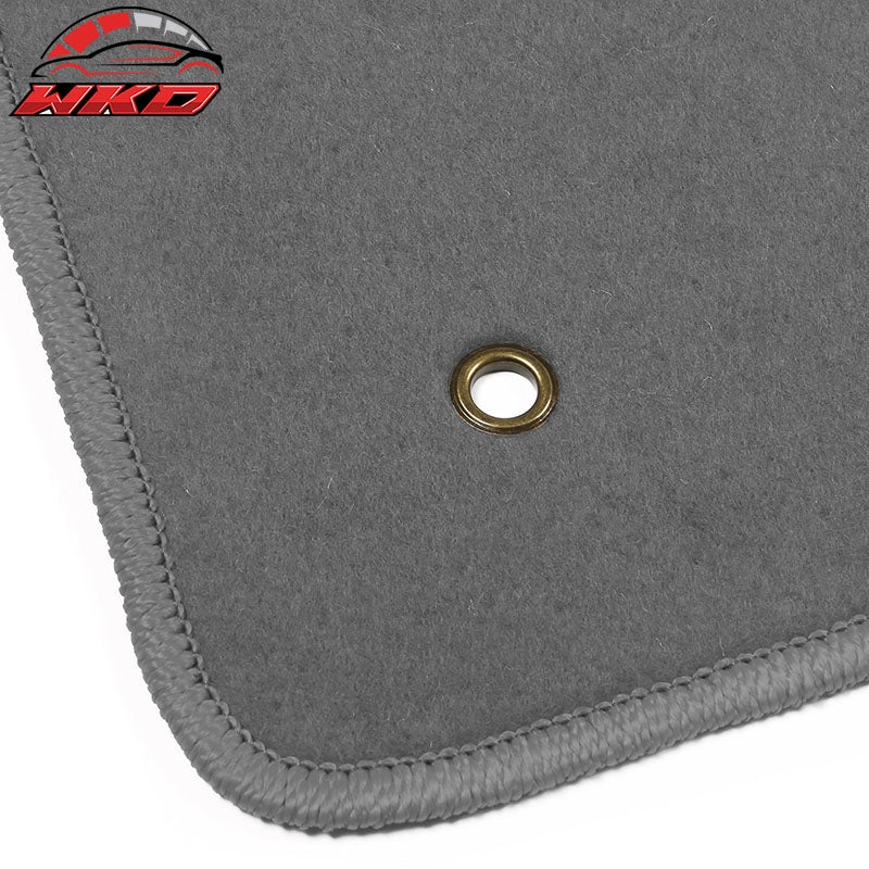 Fits 05-09 Ford Mustang Car Floor Mats Liner Front Rear Nylon Grey Carpet 4PC
