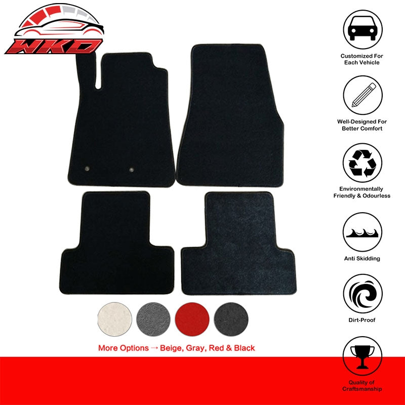Fits 05-09 Ford Mustang 2Dr OE Factory Fitment Car Floor Mats Front & Rear Nylon
