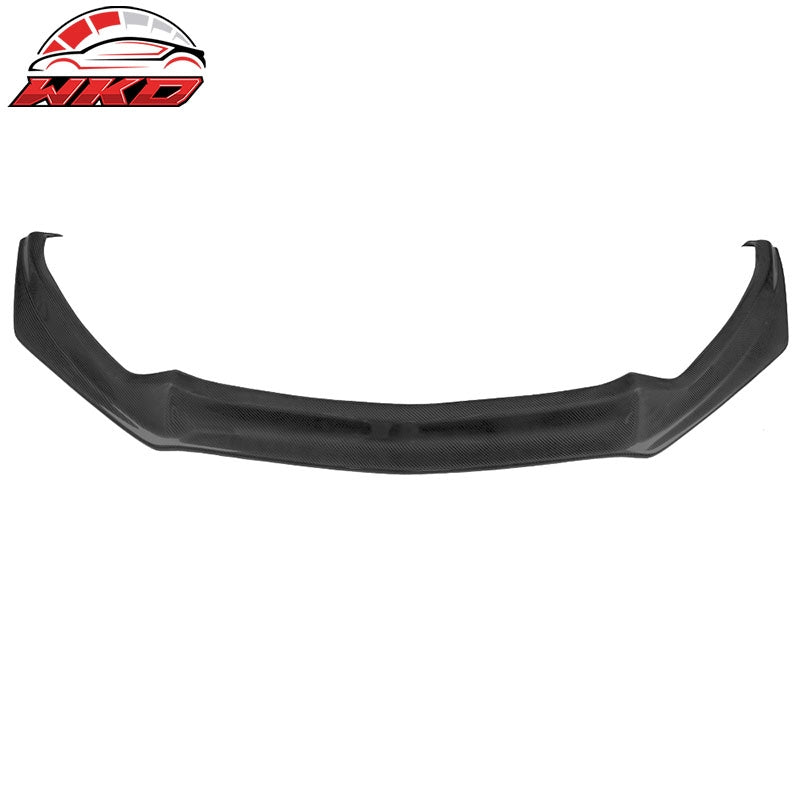 For 15-17 Ford Mustang Front Bumper Lip Chin Splitter Spoiler Matte Carbon Fiber