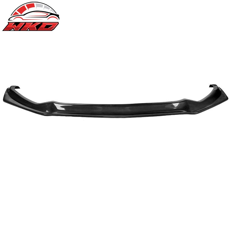 For 15-17 Ford Mustang Front Bumper Lip Chin Splitter Spoiler Matte Carbon Fiber