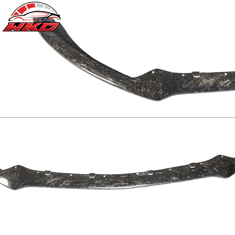 Fits 15-17 Ford Mustang S550 OE Style Front Bumper Lip Forged Matte Carbon Fiber