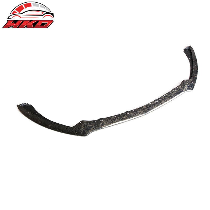 Fits 15-17 Ford Mustang S550 OE Style Front Bumper Lip Forged Matte Carbon Fiber