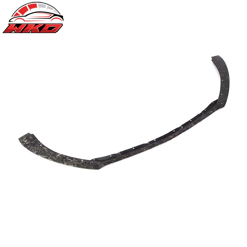 Fits 15-17 Ford Mustang S550 OE Style Front Bumper Lip Forged Matte Carbon Fiber