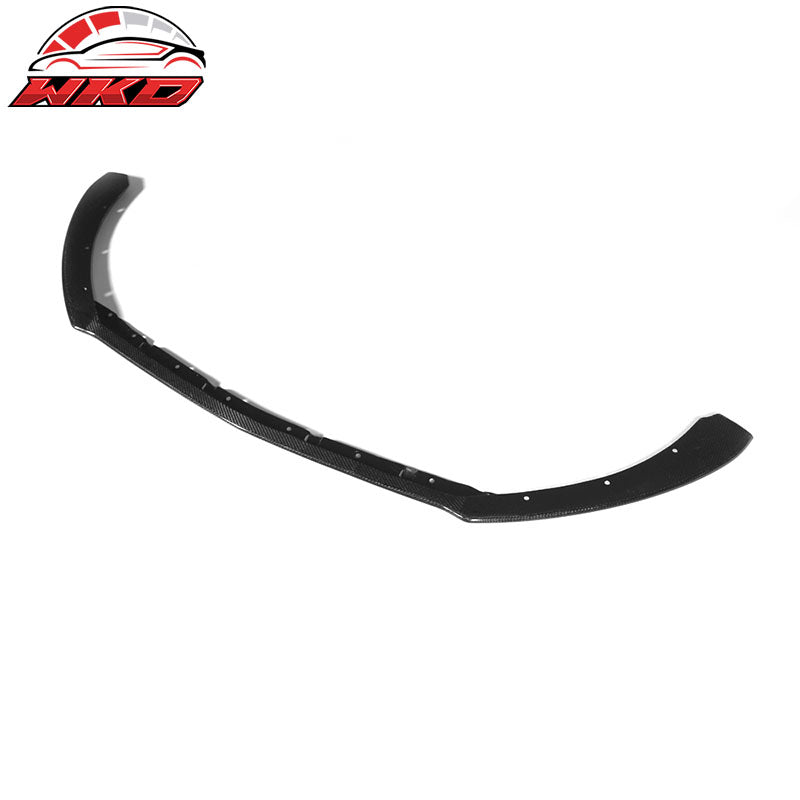 Fits 15-17 Ford Mustang S550 OE Style Front Bumper Lip - Matte Carbon Fiber