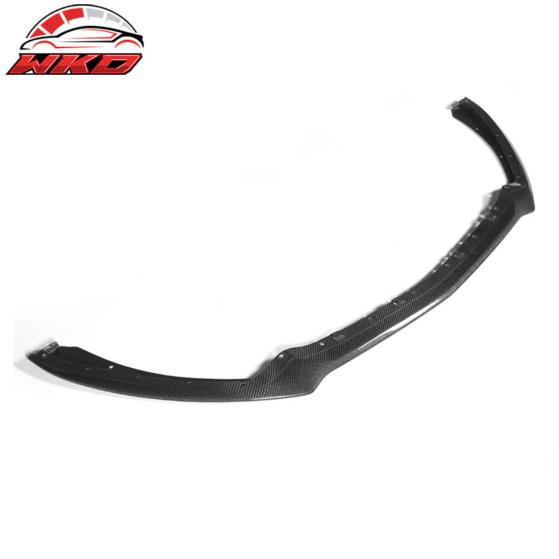 Fits 15-17 Ford Mustang OE Style Front Bumper Lip Carbon Fiber