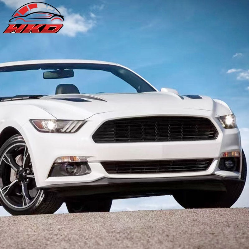Fits 15-17 Ford Mustang GT CS CA Special Style Front Upper Lower Grille Silver