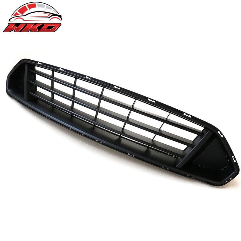 Fits 18-23 Ford Mustang Front Bumper Hood Upper Grill Grille ABS Matte Black