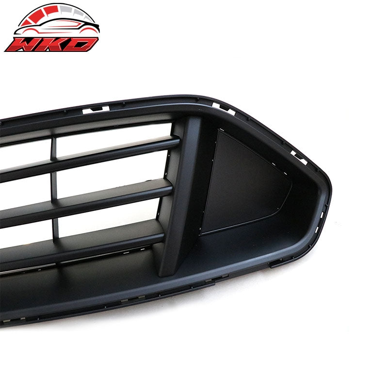 Fits 18-23 Ford Mustang Front Bumper Hood Upper Grill Grille ABS Matte Black