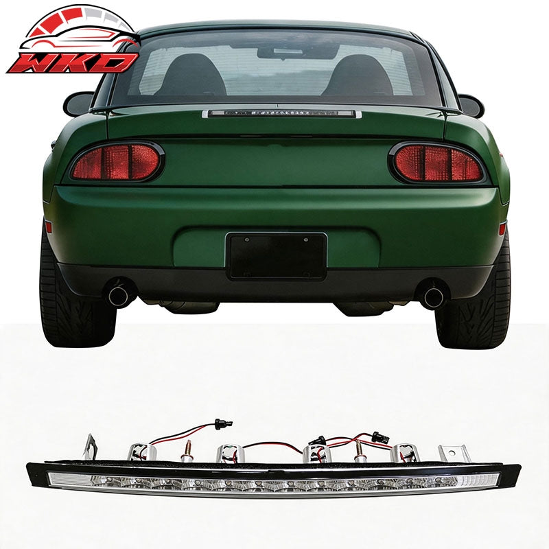 Fits 99-04 Ford Mustang Full LED Third 3rd Tail Brake Light Stop Parking Lamp
