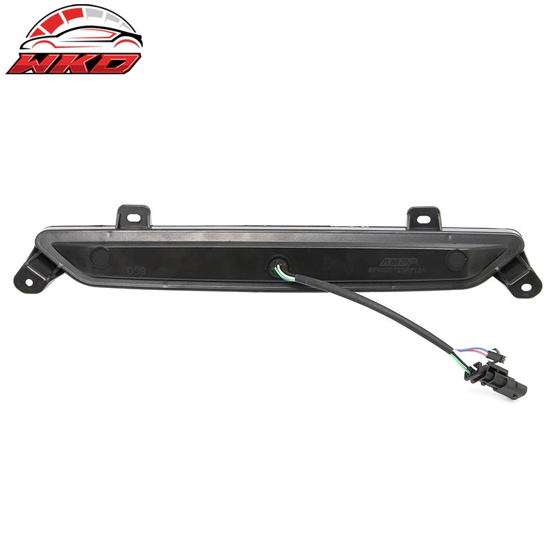 For 24-26 Ford Mustang GT-C Style LED ABS Rear Bumper Brake Light Smoked Len Red