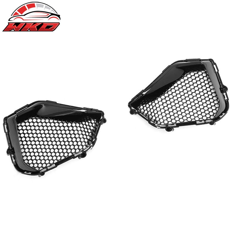 Fits 24-26 Ford Mustang GT Grille & Fog Light Cover Shelby Super Snake Style Kit