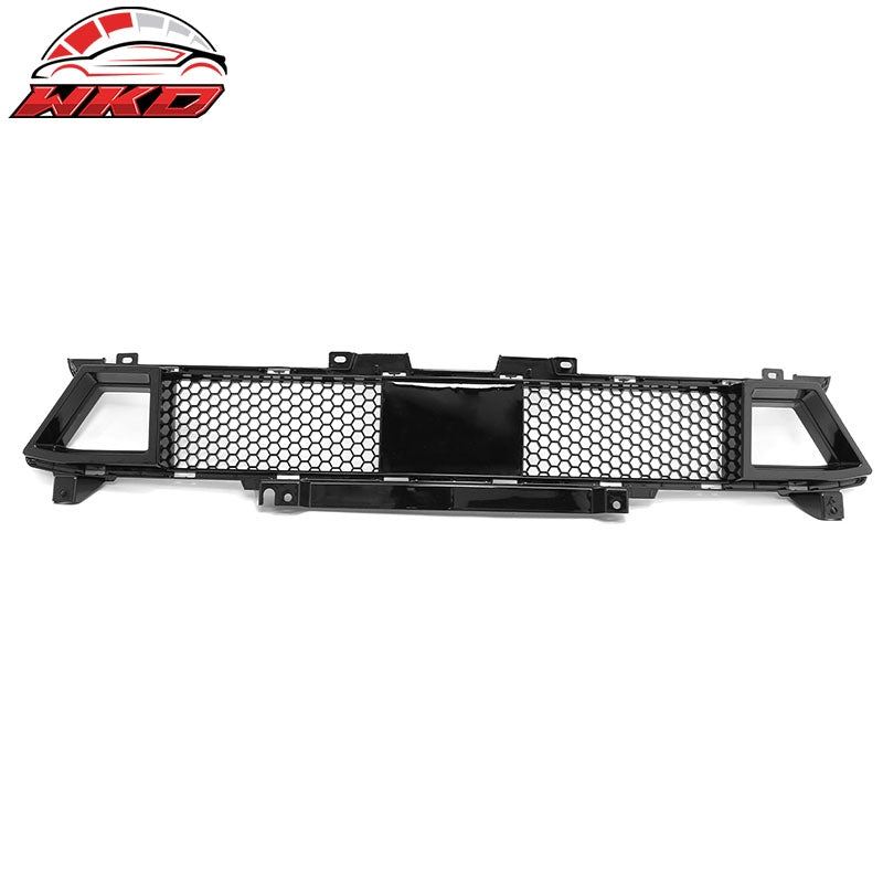 Fits 24-26 Ford Mustang GT Grille Shelby Super Snake Style Gloss Black ABS Grill