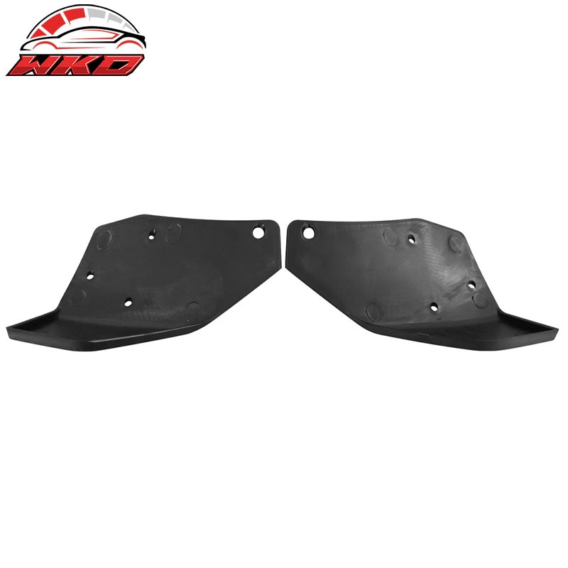 Fits 15-23 Ford Mustang GT Style Front Bumper Corner Spoiler Winglet Splitter PP