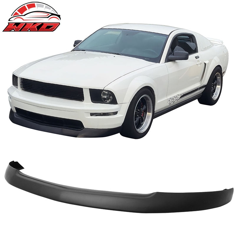 Wholesale 05-09 Ford Mustang GT V8 Front Bumper Lip Matte Black Spoiler 1PC Splitter - Wikond Auto