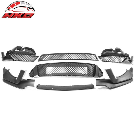 Wholesale Replacement Front Lip & Grille & Fog Light Cover for 15-17 Mustang GT350 Bumper