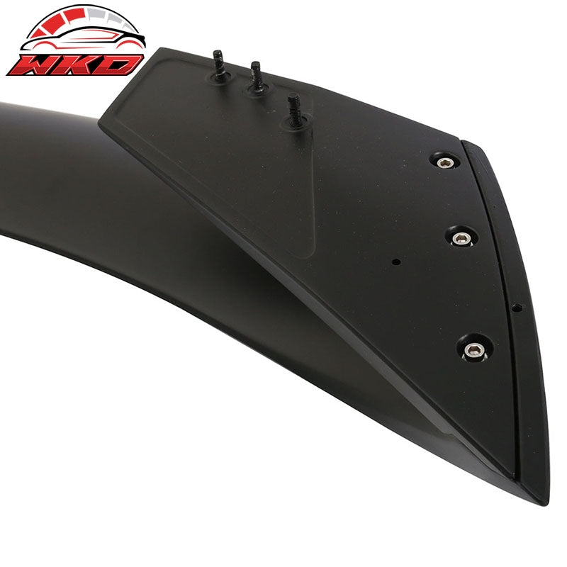 Fits 15-23 Ford Mustang GT350 Style Matte Black Rear Trunk Spoiler Wing ABS