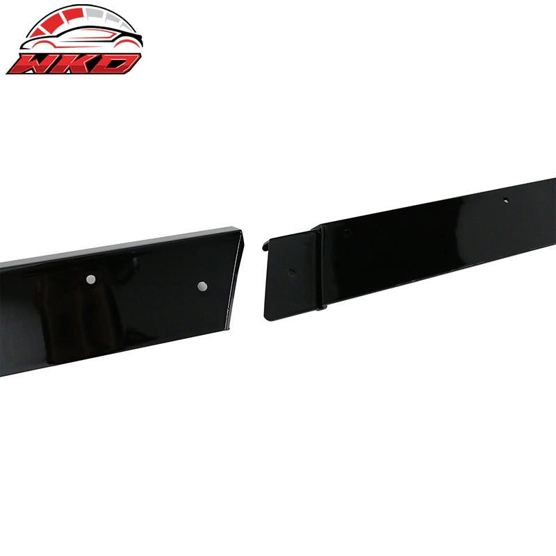 Fits 10-14 Ford Mustang GT500 Style Side Skirts Extensions ABS 6PCS Gloss Black